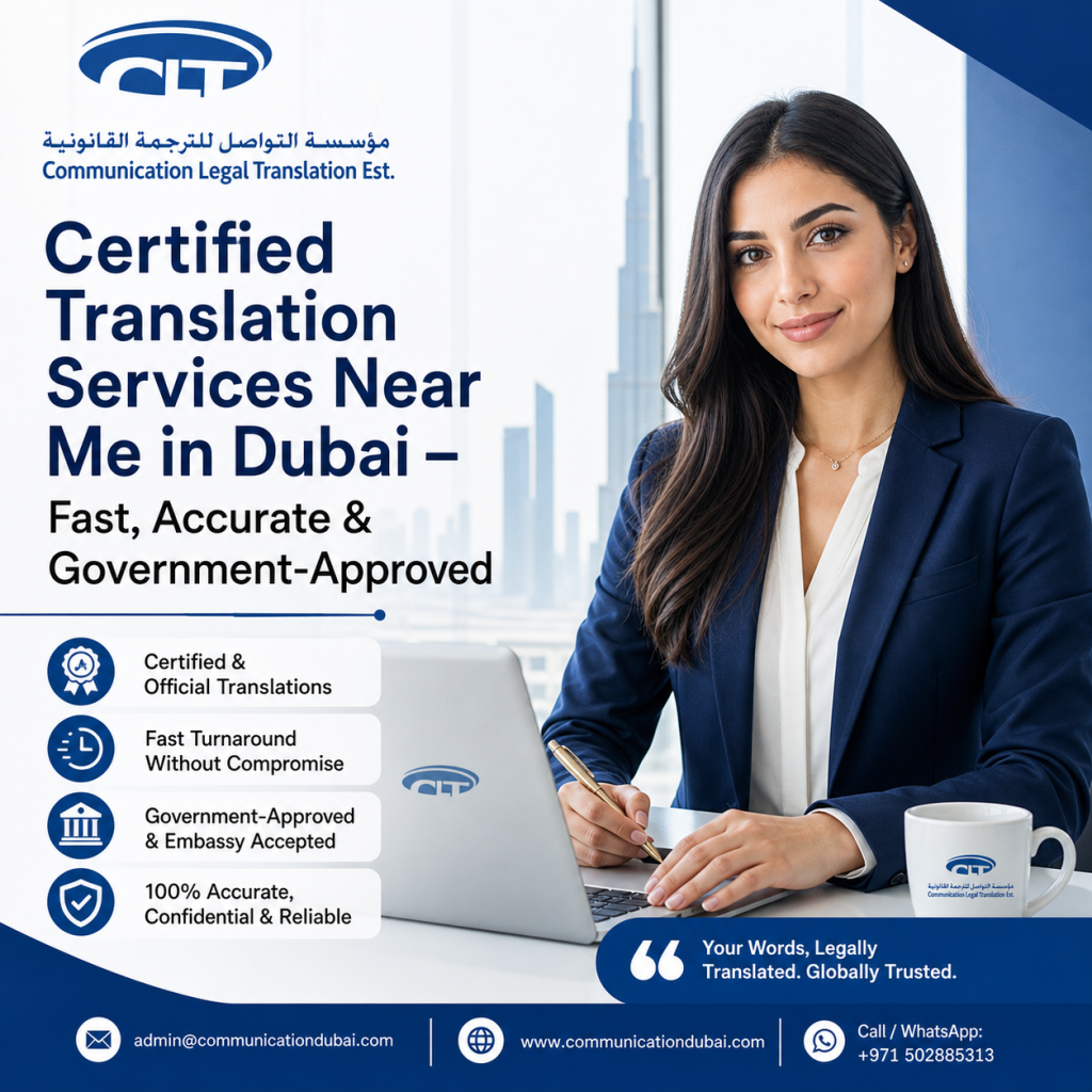 Certified Translation Services Near Me