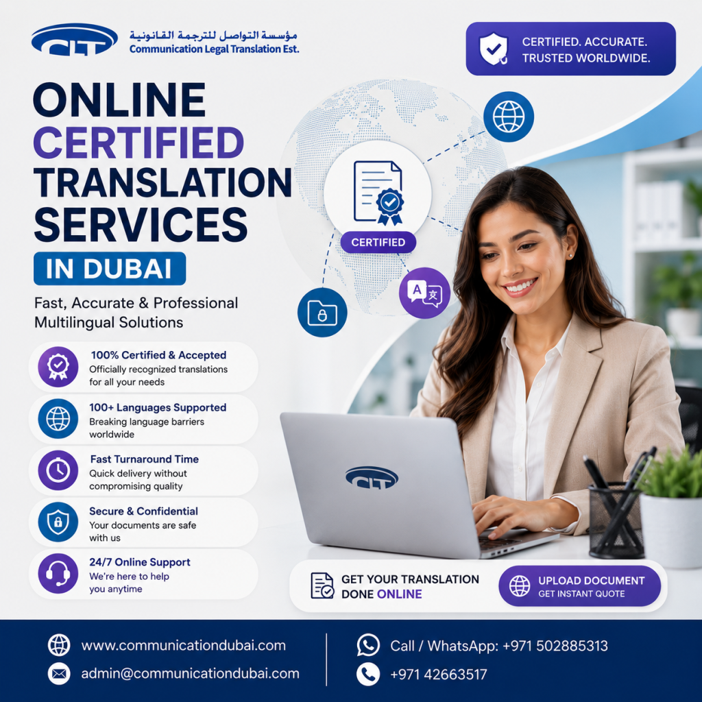 Online Certified Translation Services