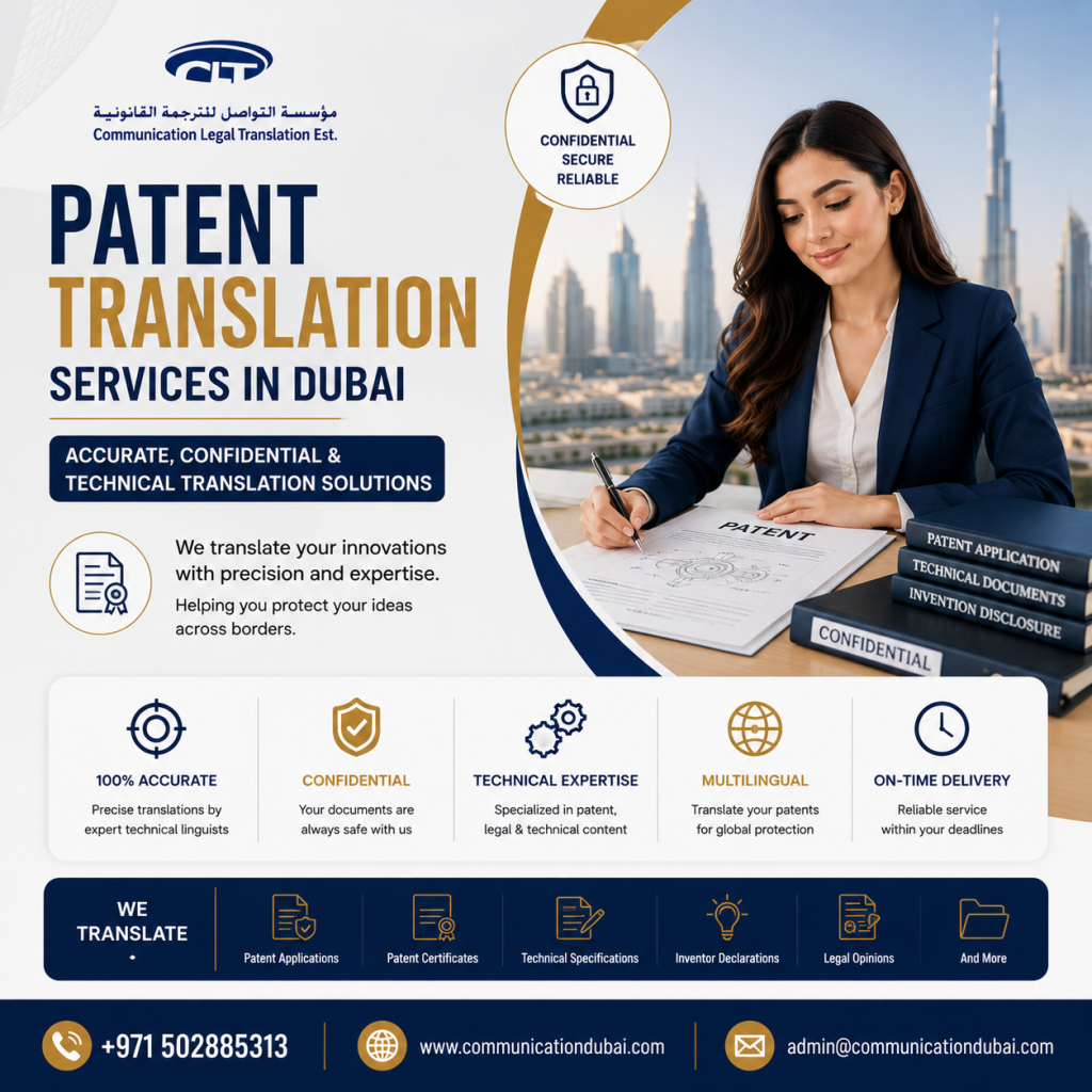 Patent Translation Services