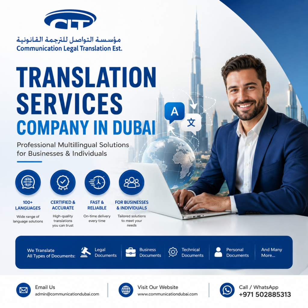 Translation Services Company in Dubai
