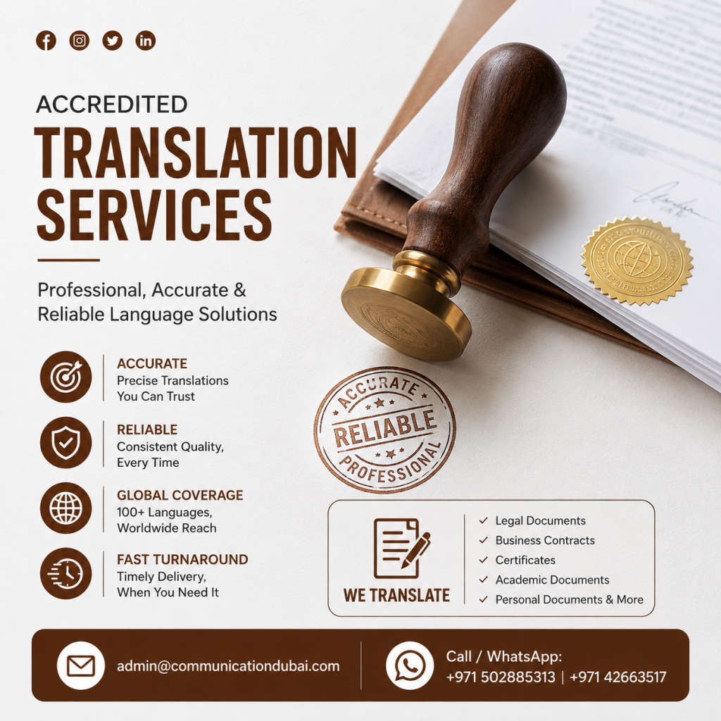 Accredited Translation Services