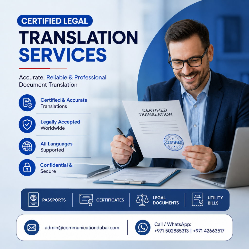 Certified Legal Translation Services