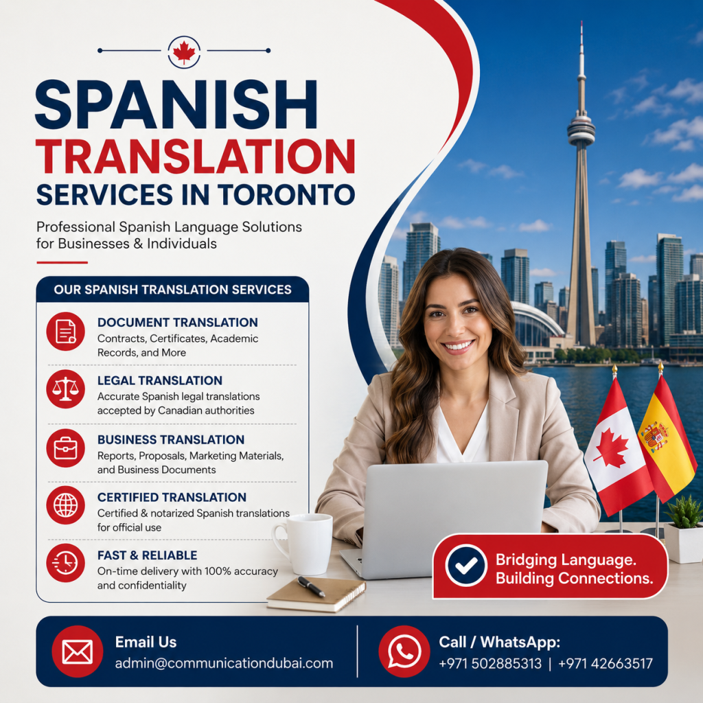 Spanish Translation Services in Toronto