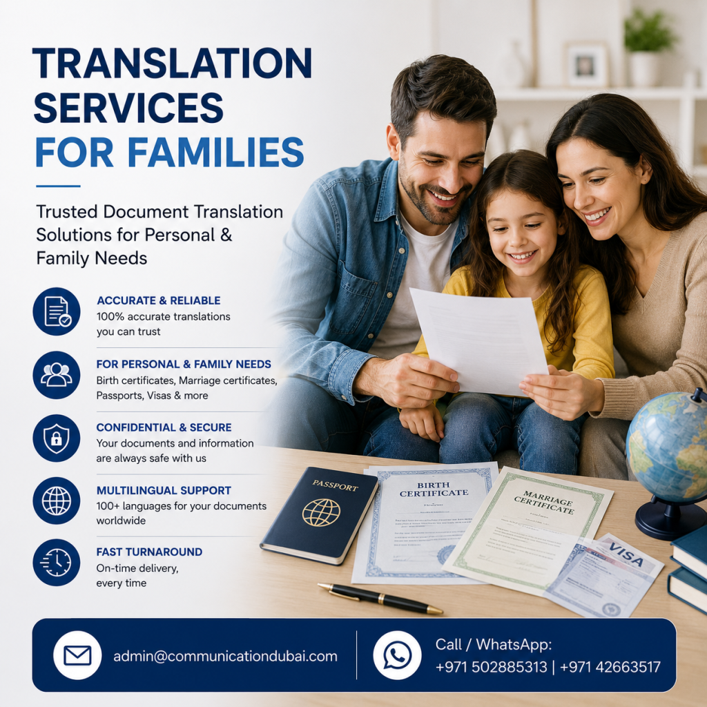Translation Services for Families