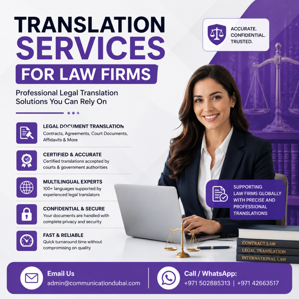 Translation Services for Law Firms