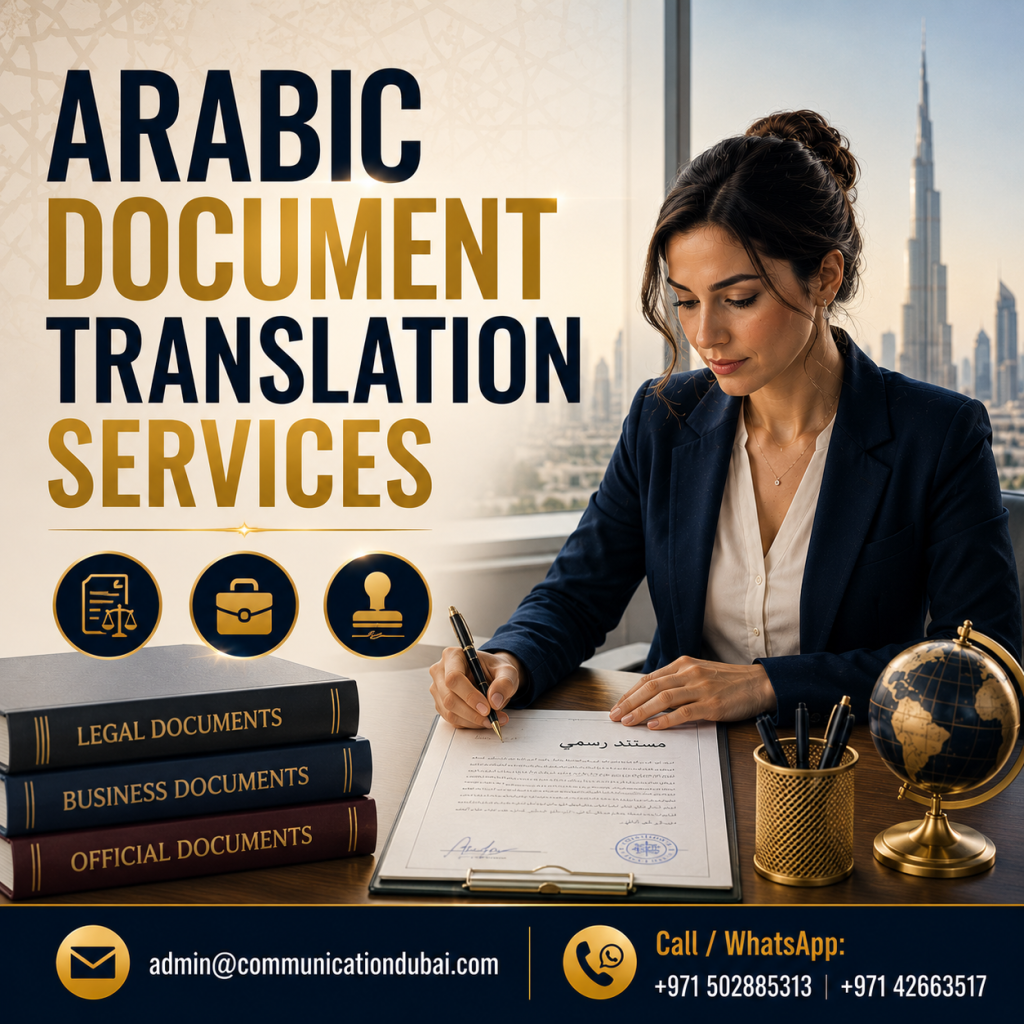 Arabic Document Translation Services