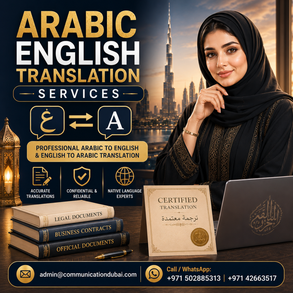 Arabic English Translation Services