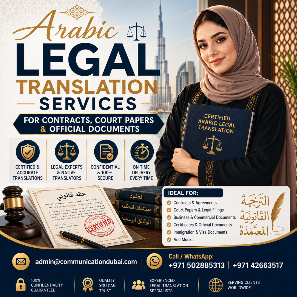 Arabic Legal Translation Services