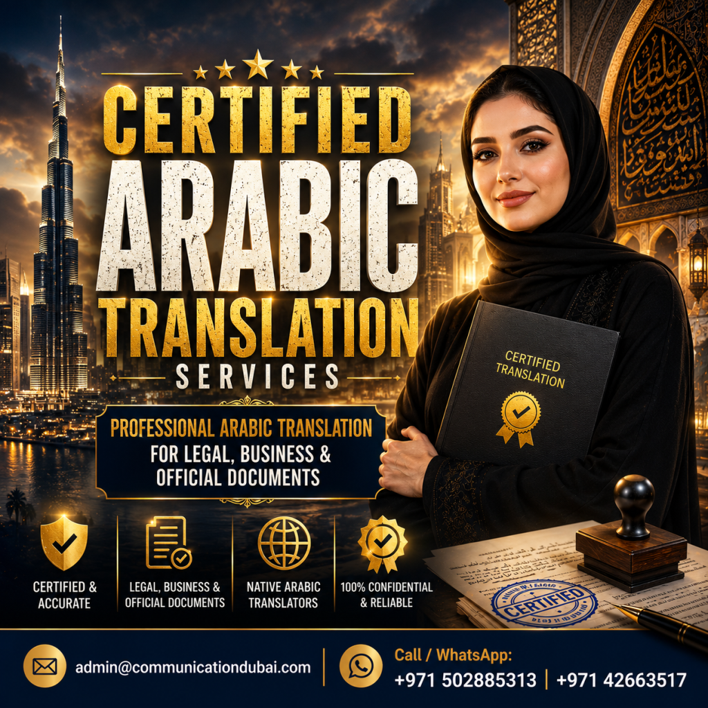 Certified Arabic Translation Services