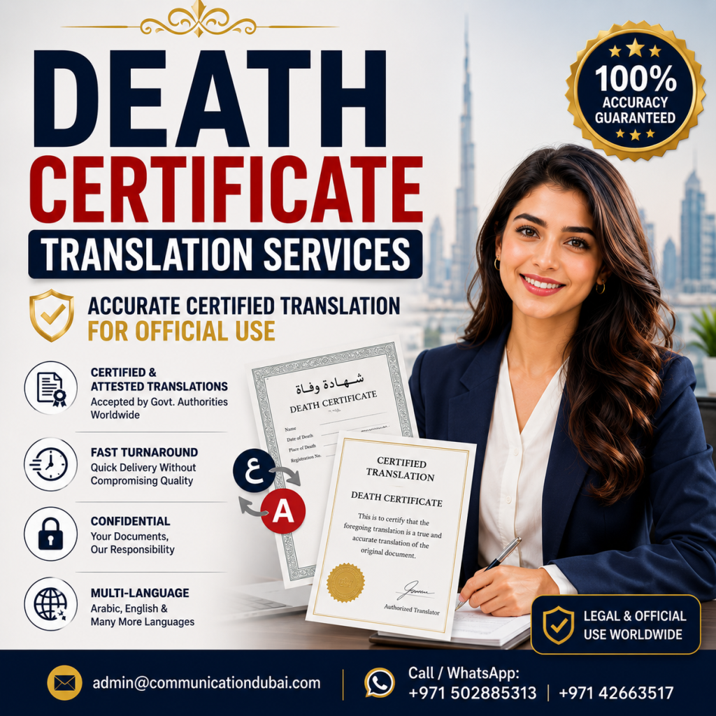 Death Certificate Translation Services
