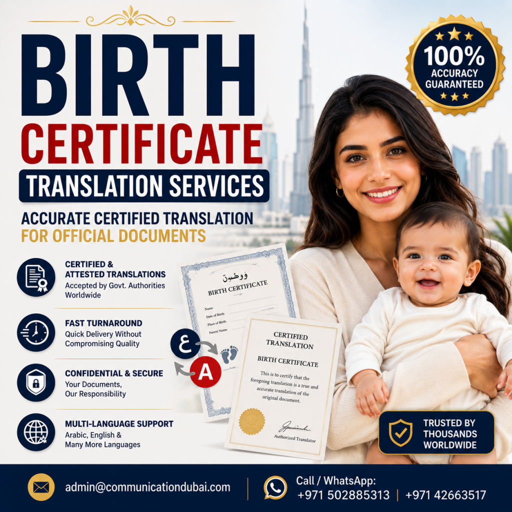 Birth Certificate Translation Services Near Me