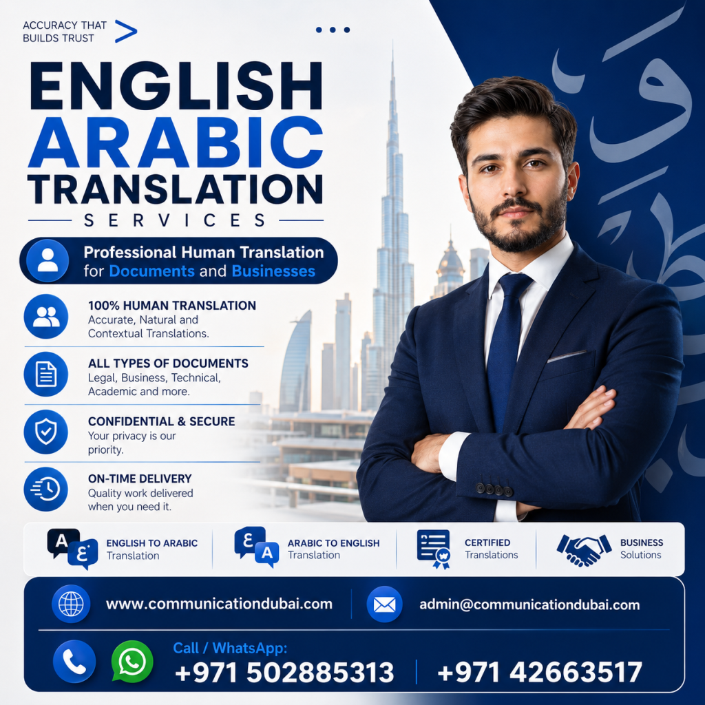 English Arabic Translation Services