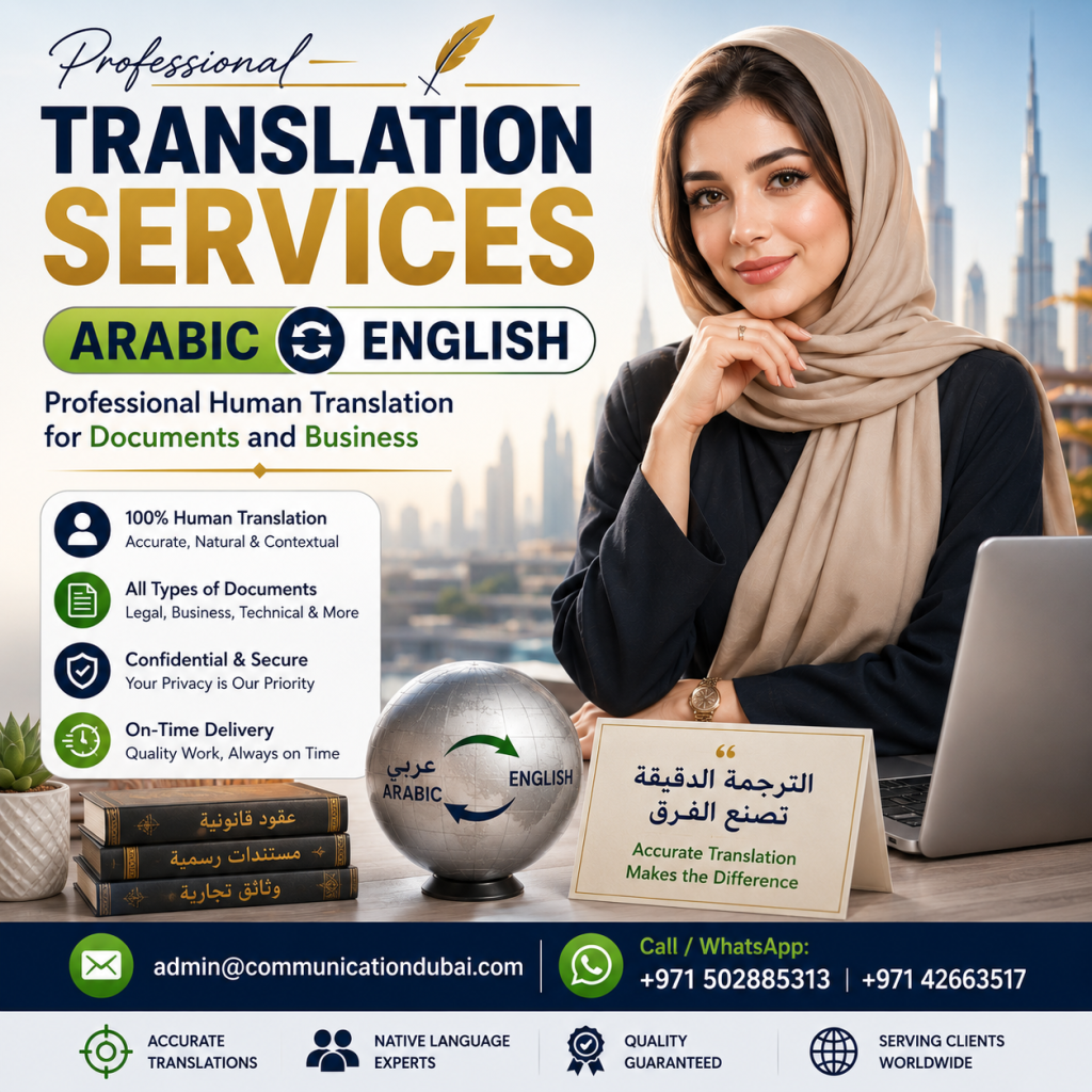Translation Services Arabic to English