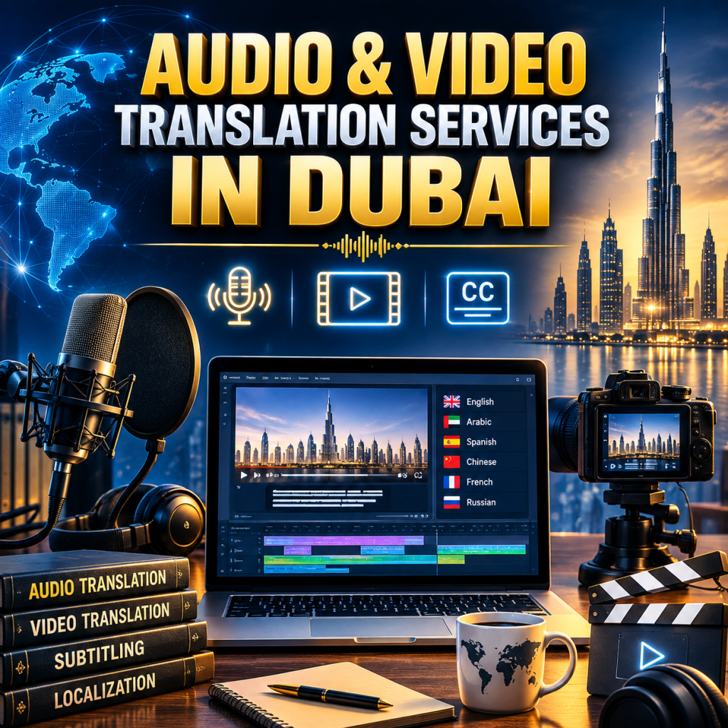 Audio & Video Translation Services in Dubai
