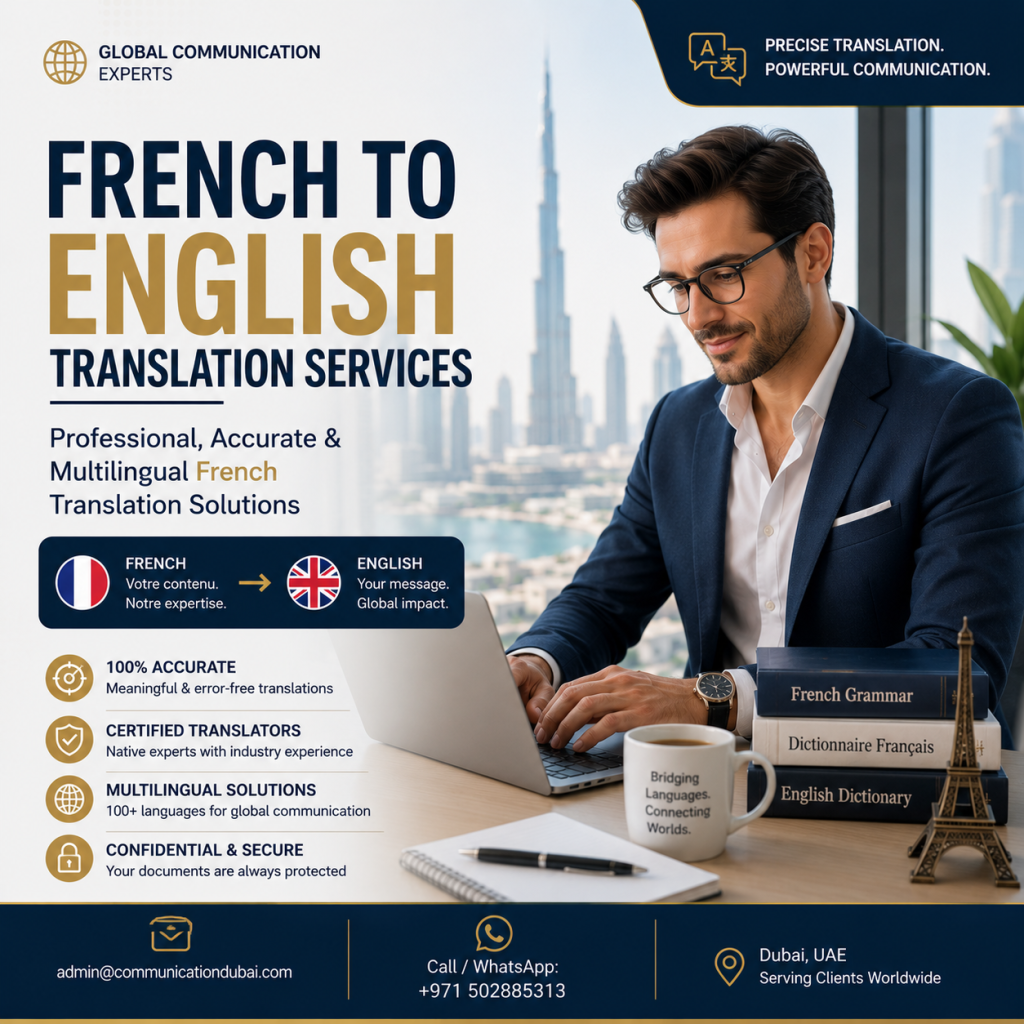 French to English Translation Services