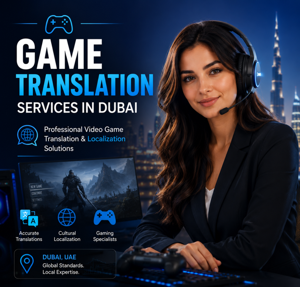 Game Translation Services in Dubai
