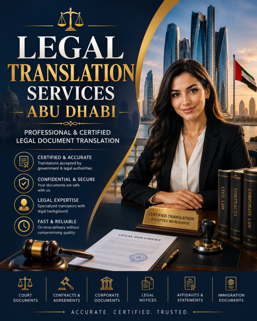Legal Translation Services Abu Dhabi