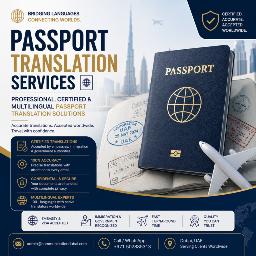 Passport Translation Services