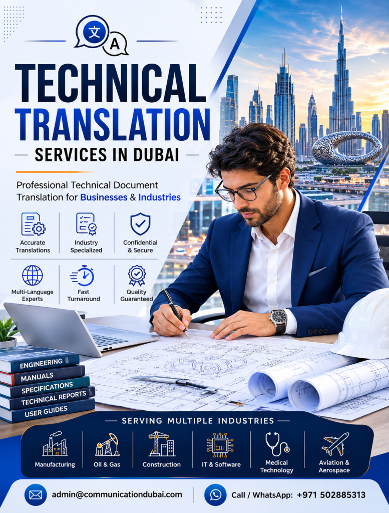 Technical Translation Services in Dubai