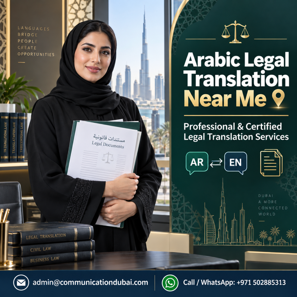 Arabic Legal Translation Near Me