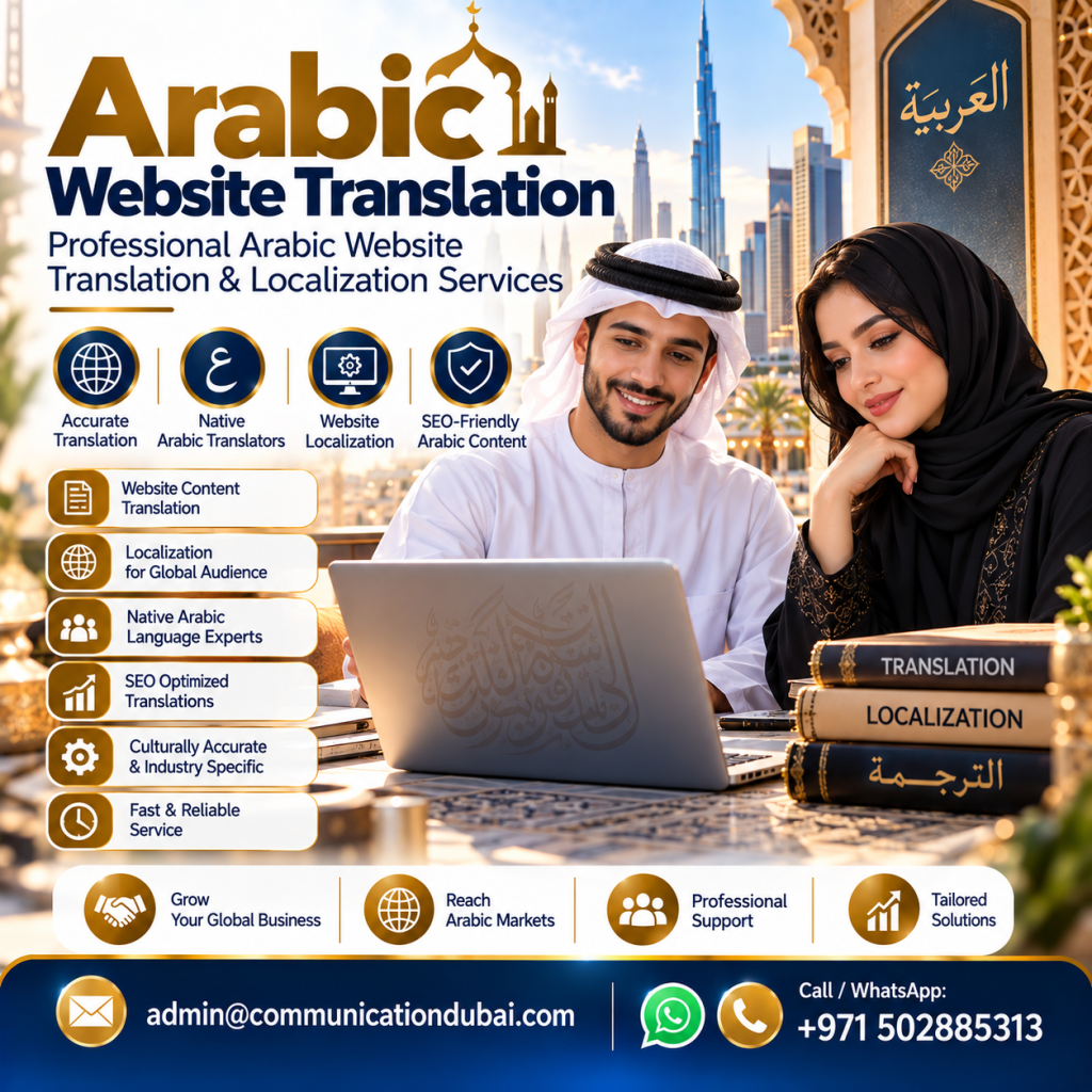 Arabic Website Translation