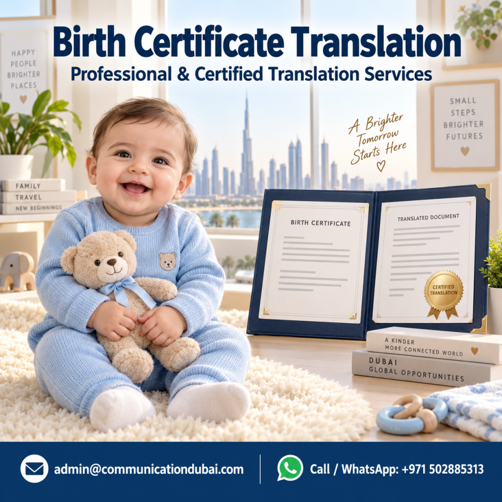 Birth Certificate Translation