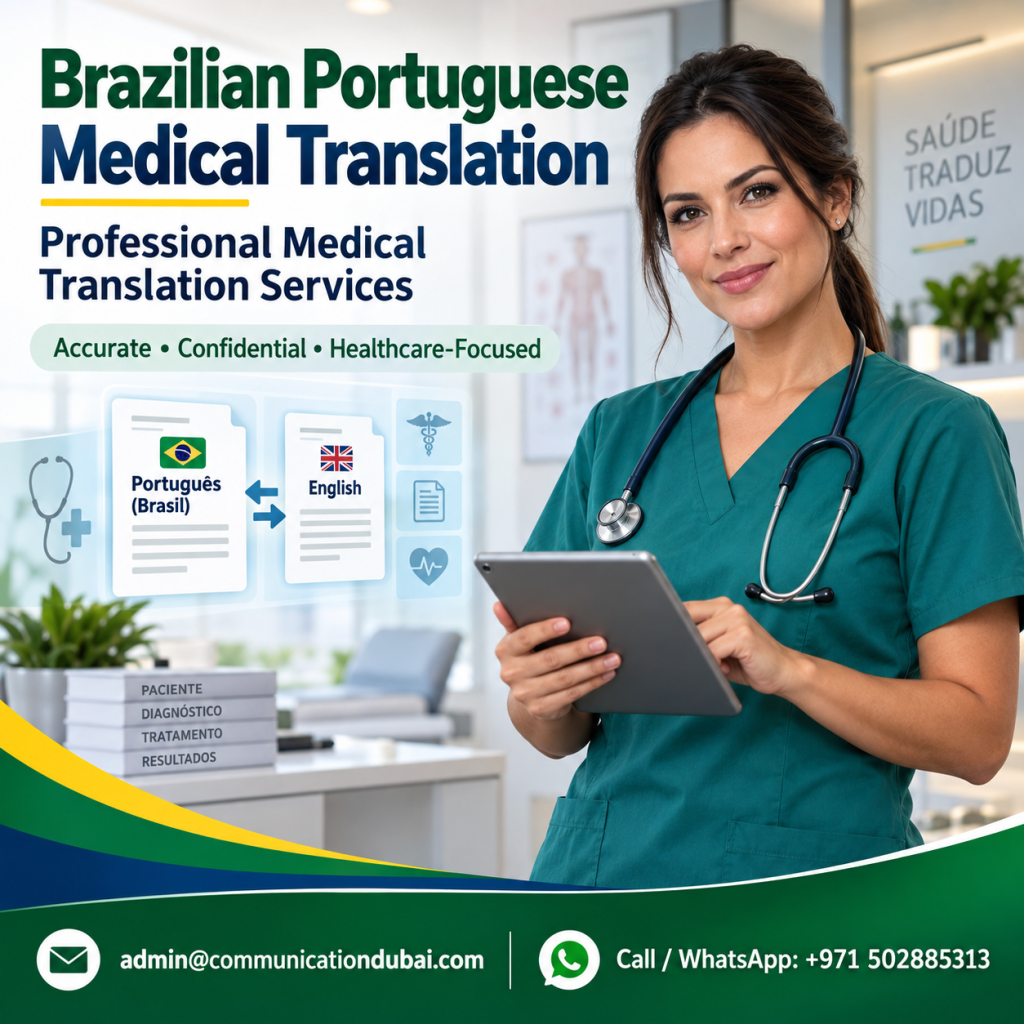 Brazilian Portuguese Medical Translation