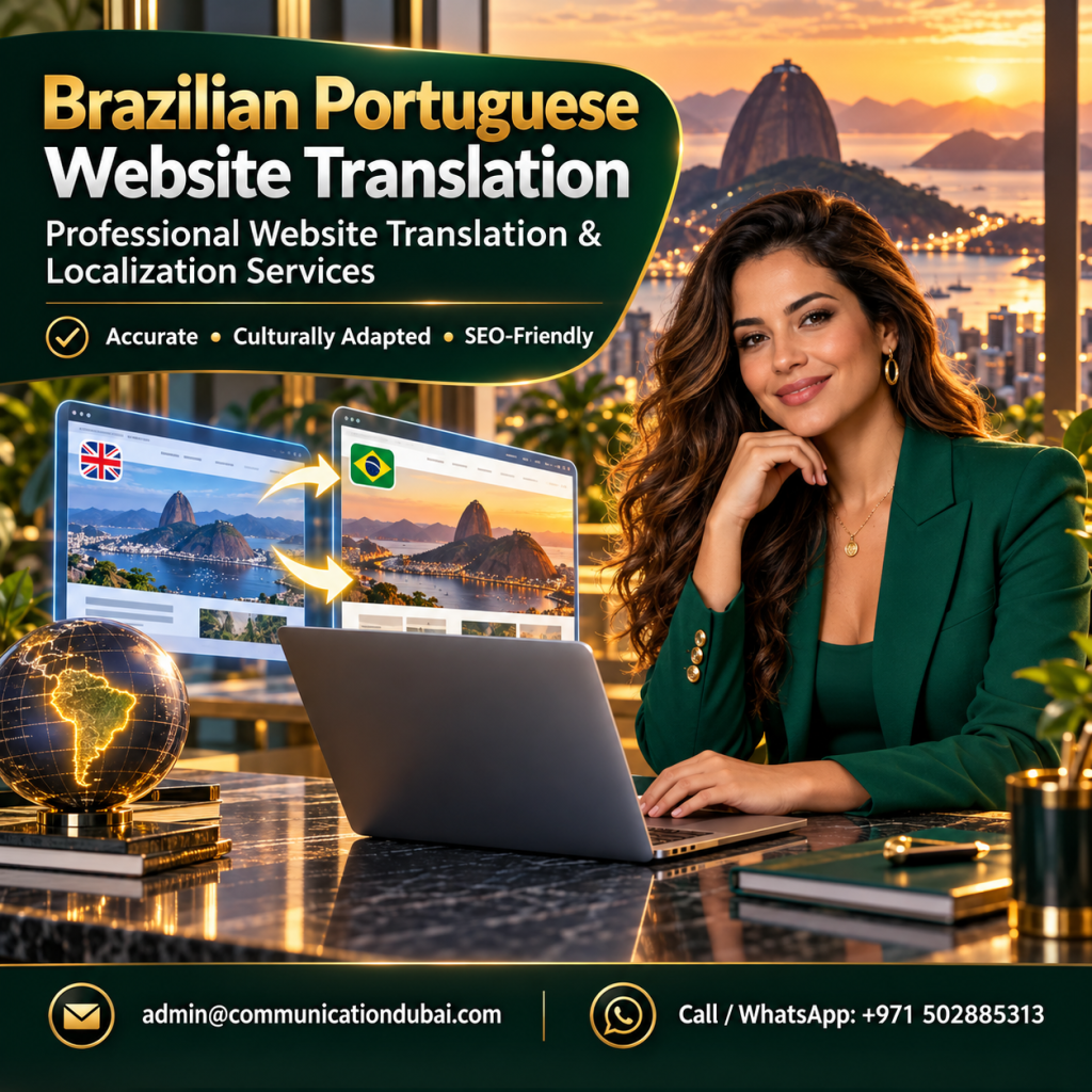 Brazilian Portuguese Website Translation