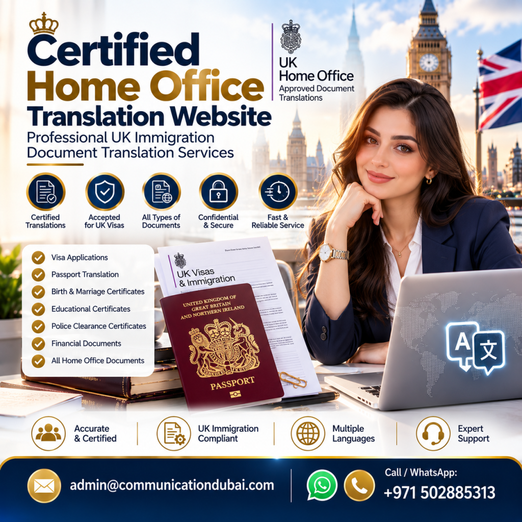 Certified Home Office Translation Website