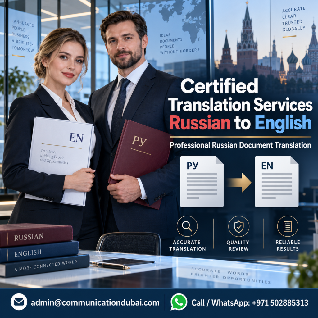 Certified Translation Services Russian to English