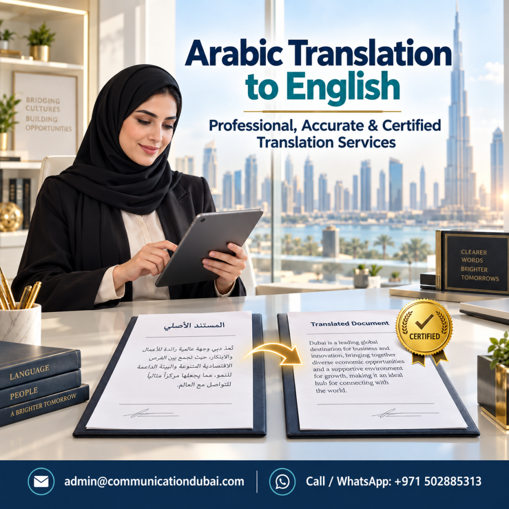 Arabic Translation to English