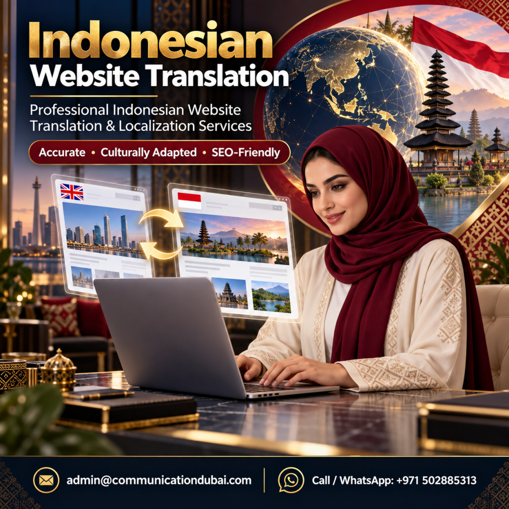 Indonesian Website Translation