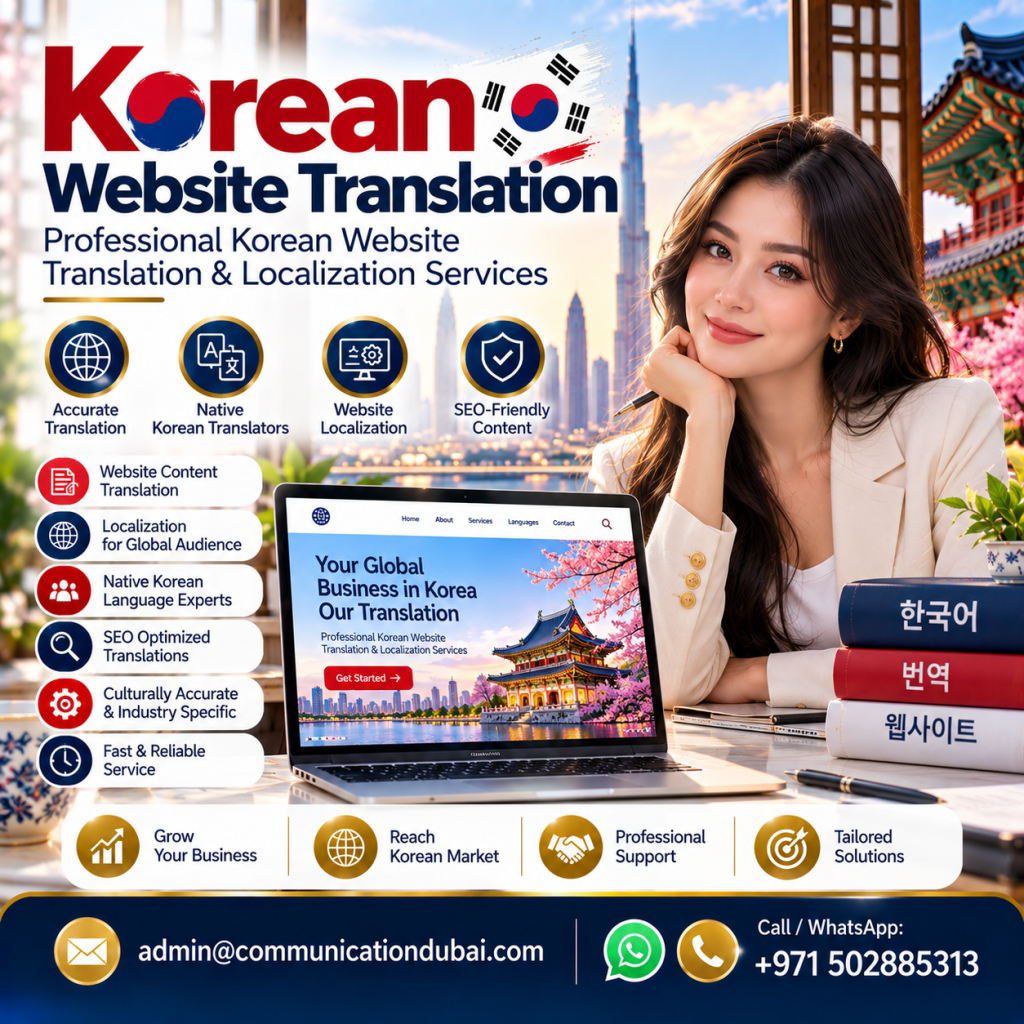 Korean Website Translation