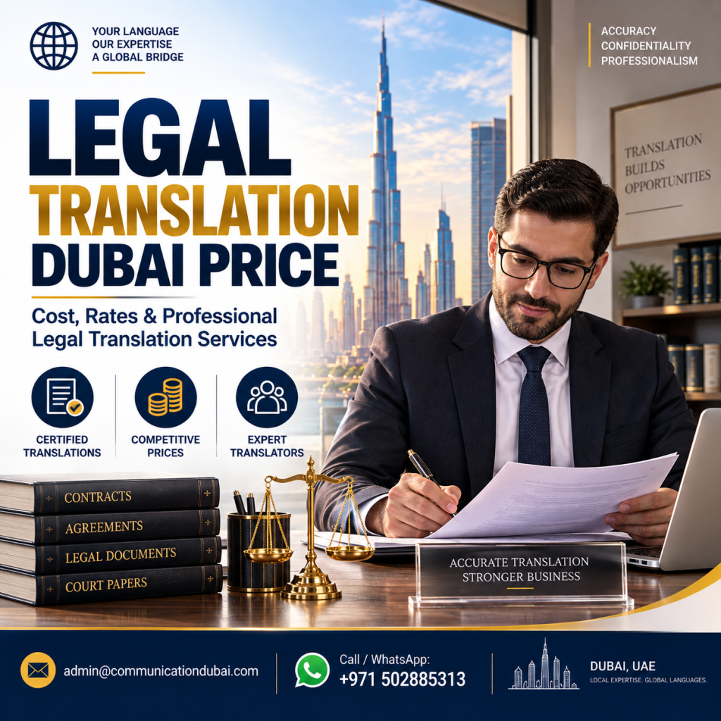 Legal Translation Dubai Price