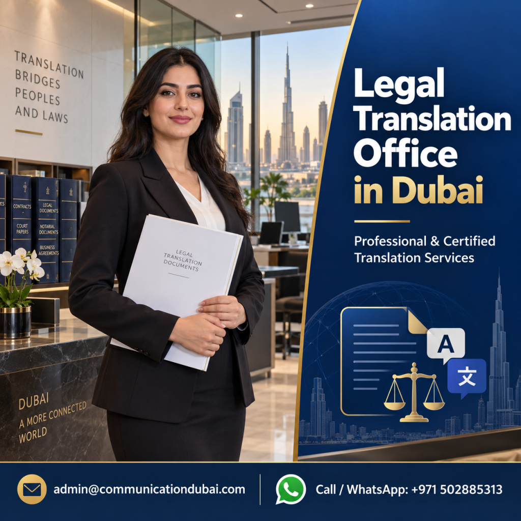 Legal Translation Office in Dubai