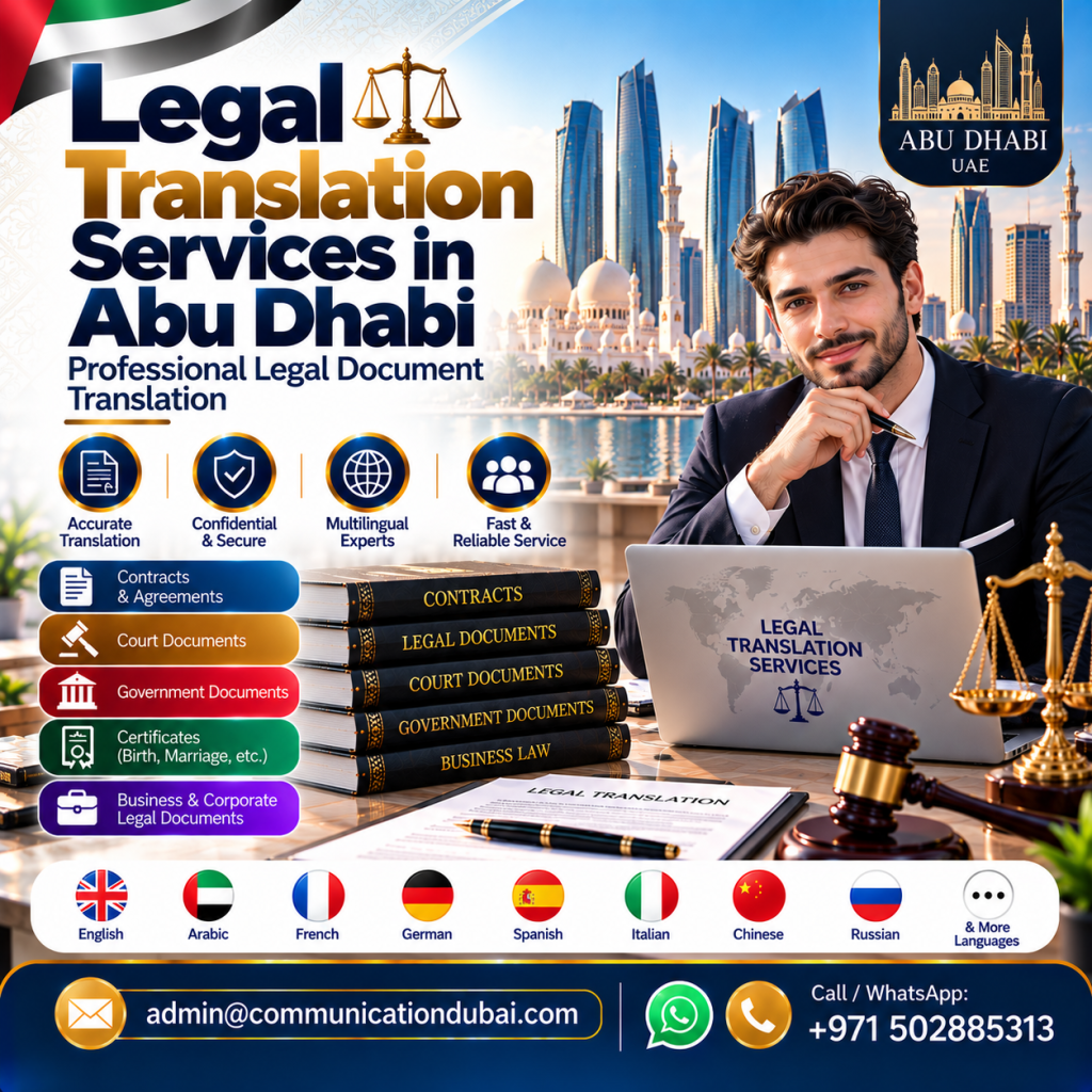 Legal Translation Services in Abu Dhabi
