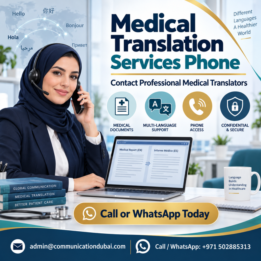 Medical Translation Services Phone