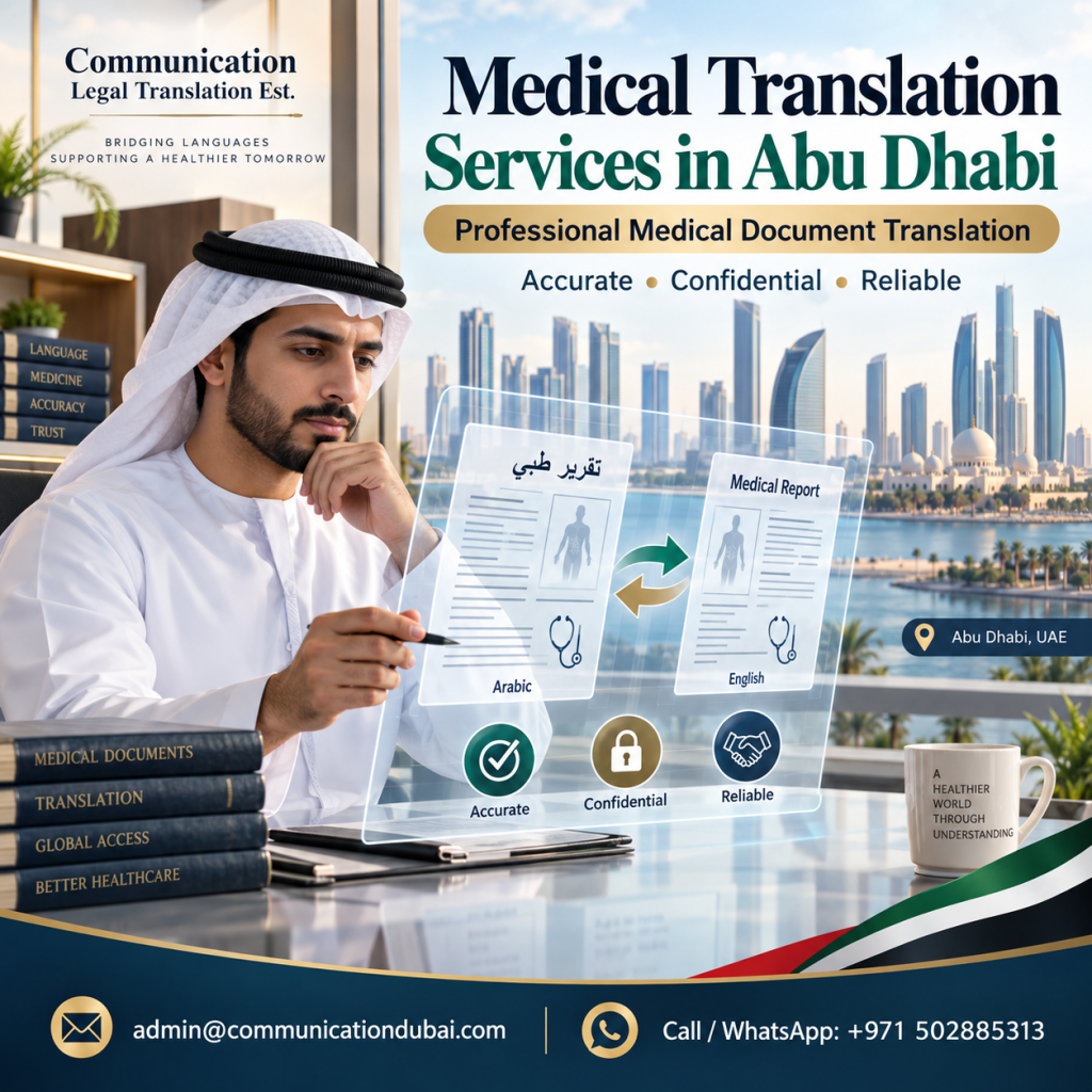 Medical Translation Services in Abu Dhabi