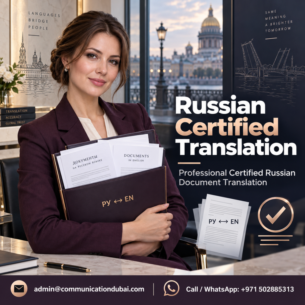 Russian Certified Translation