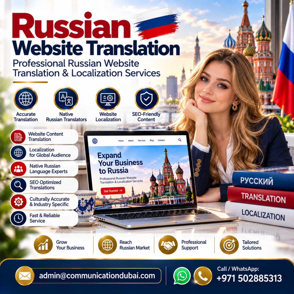 Russian Website Translation