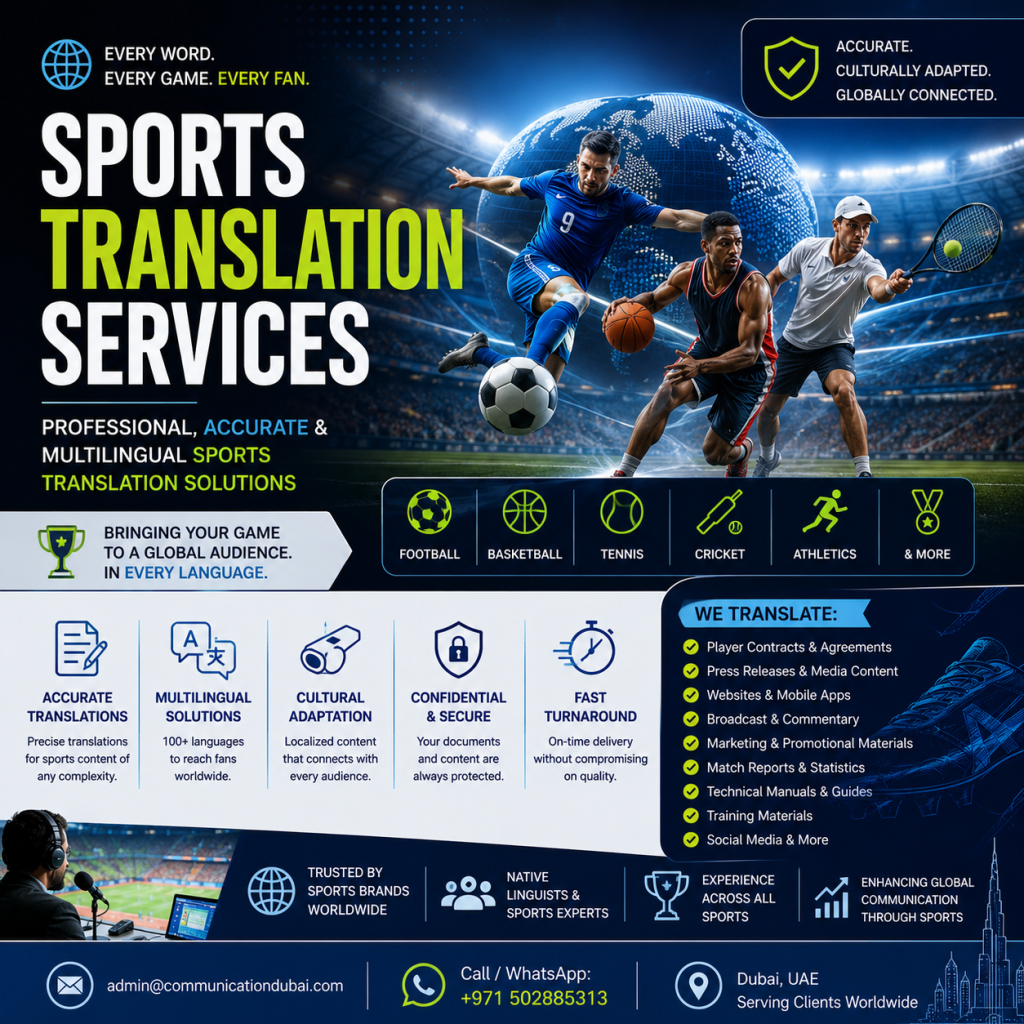 Sports Translation Services