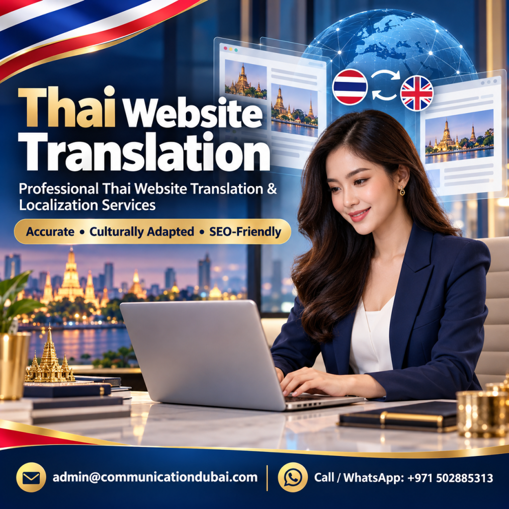 Thai Website Translation