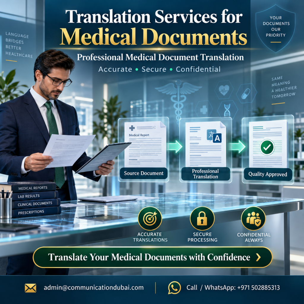 Translation Services for Medical Documents