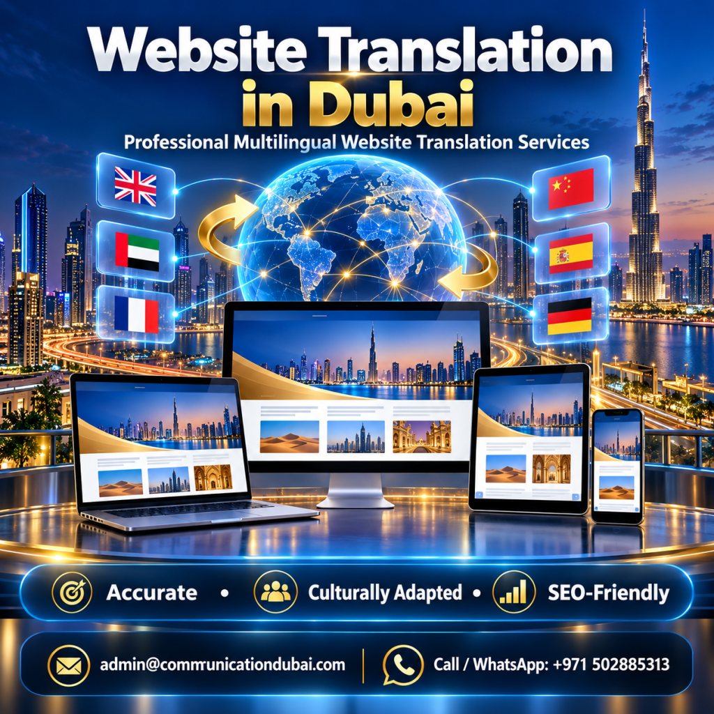 Website Translation in Dubai