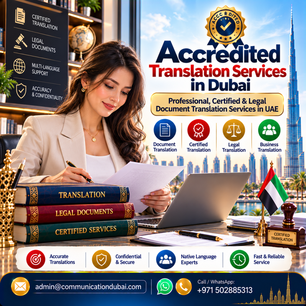 Accredited Translation Services in Dubai