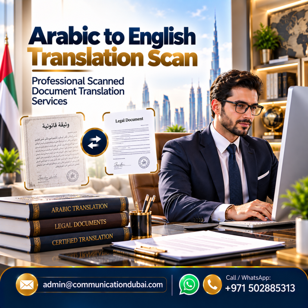 Arabic to English Translation Scan
