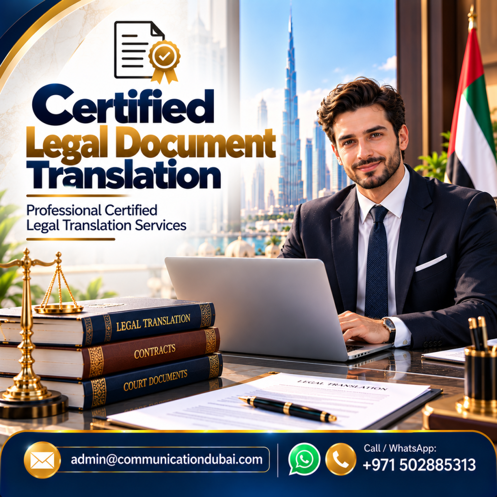 Certified Legal Document Translation