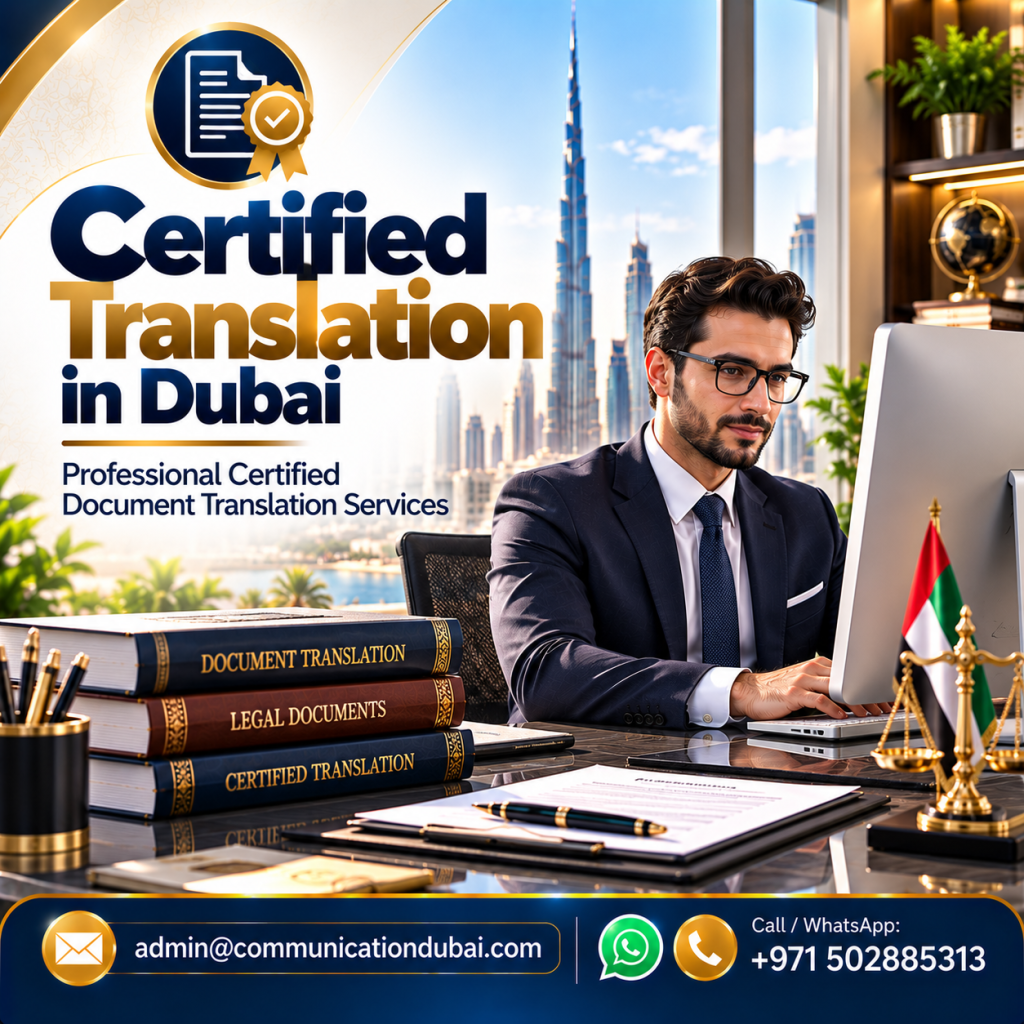 Certified Translation in Dubai
