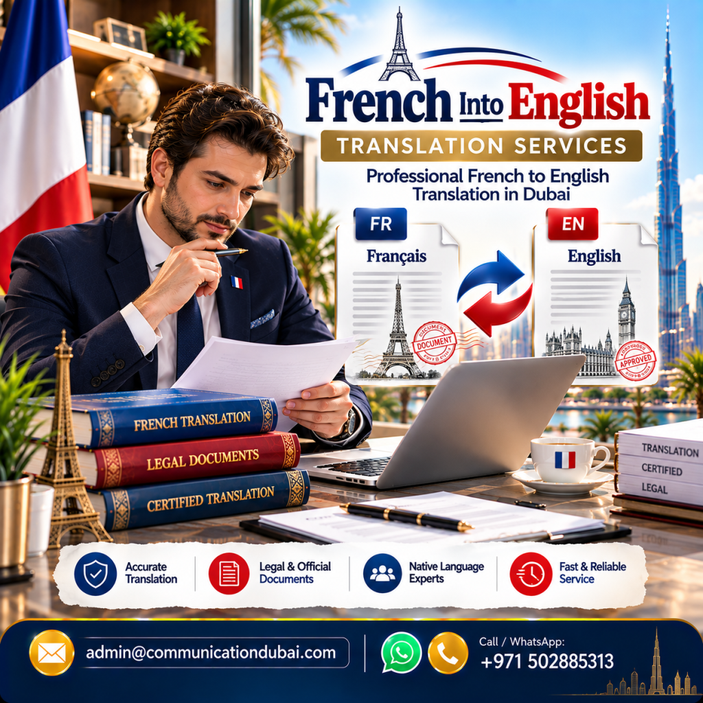 French Into English Translation Services