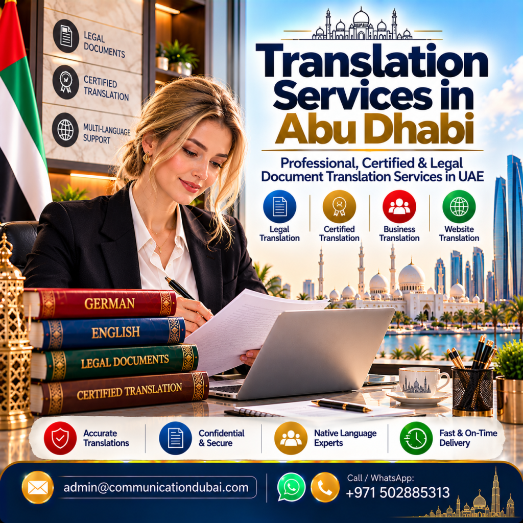 Translation Services in Abu Dhabi